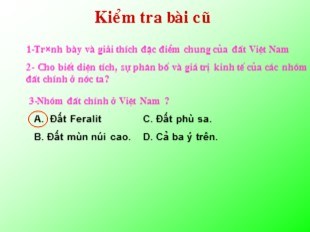 Bài giảng Địa lý Lớp 8 - Bài 37: Đặc điểm sinh vật Việt Nam