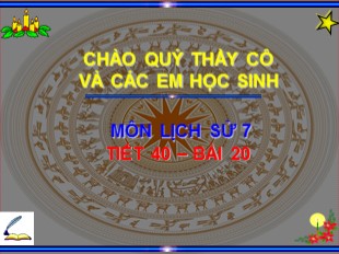 Bài giảng Lịch sử Lớp 7 - Bài 20: Nước Đại Việt thời Lê Sơ (1428-1527)