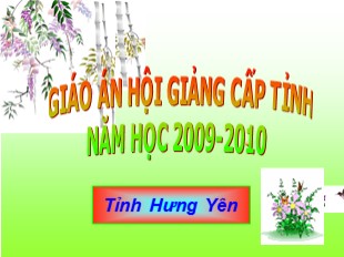Bài giảng Lịch sử Lớp 7 - Bài 25: Phong Trào Tây Sơn - Lê Thanh Hưng