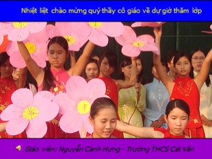 Bài giảng Mỹ thuật Lớp 7 - Bài 21: Thường thức mĩ thuật - Một số tác giả và tác phẩm tiêu biểu của mĩ thuật Việt Nam từ cuối thế kỉ XIX đến năm 1954 - Nguyễn Cảnh Hưng