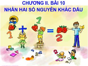 Bài giảng Toán Lớp 6 - Bài 10: Nhân hai số nguyên khác dấu