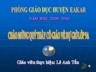 Bài giảng Lịch sử Lớp 9 - Bài 24: Cuộc đấu tranh bảo vệ và xây dựng chính quyền dân chủ nhân dân (1945-1946) - Lê Anh Tấn