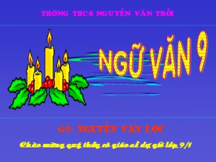 Bài giảng Ngữ văn Lớp 9 - Tiết 25: Sự phát triển của từ vựng - Nguyễn Văn Lộc