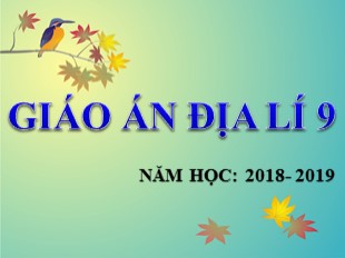 Bài giảng Địa lý 9 - Bài 1: Cộng đồng các dân tộc Việt Nam - Năm học 2018-2019