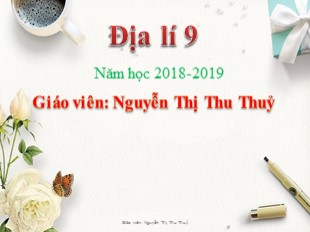 Bài giảng Địa lý 9 - Tiết 4: Lao động và việc làm. Chất lượng cuộc sống - Năm học 2018-2019 - Nguyễn Thị Thu Thủy