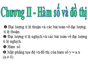 Bài giảng Toán Khối 7 - Bài 1: Đại lượng tỉ lệ thuận