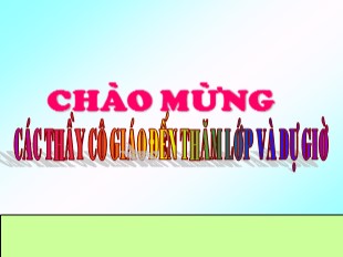 Bài giảng Toán Khối 7 - Tiết 7: Luỹ thừa của một số hữu tỉ (Tiếp)