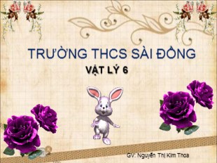 Bài giảng Vật lí 6 - Bài 23: Thực hành Đo nhiệt độ - Nguyễn Thị Kim Thoa