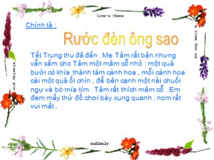 Bài giảng Chính tả Lớp 3 - Tuần 26: Rước đèn ông sao