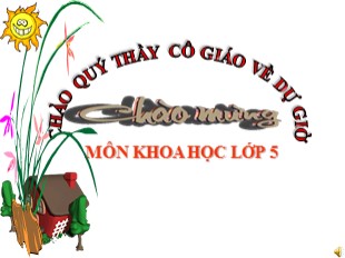 Bài giảng Khoa học Lớp 5 - Tuần 12: Sắt, gang, thép