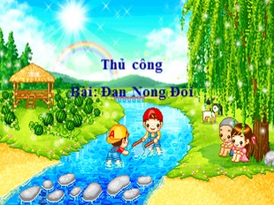 Bài giảng Thủ công Lớp 3 - Bài: Đan nong đôi