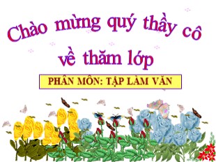 Bài giảng Tiếng Việt 5 - Tuần 2: Tập làm văn Luyện tập tả cảnh