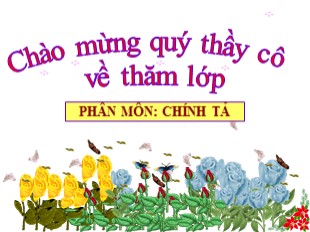 Bài giảng Tiếng Việt 5 - Tuần 27: Chính tả Cửa sông