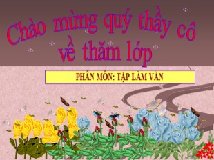 Bài giảng Tiếng Việt 5 - Tuần 27: Tả cây cối (Kiểm tra viết)
