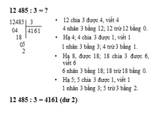 Bài giảng Toán 3 - Tuần 31: Chia số có 5 chữ số cho số có 1 chữ số trang 164