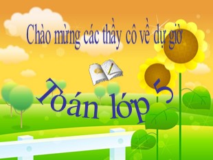 Bài giảng Toán 5 - Tuần 9: Viết số đo khối lượng dưới dạng số thập phân