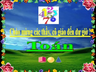 Bài giảng Toán Khối 3 - Tuần 28: Diện tích của một hình