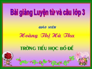 Bài giảng Toán Lớp 2 - Tuần 14: 65 - 38, 46 - 17, 57 - 28, 78 - 29 - Hoàng Thị Hà Thu