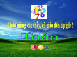 Bài giảng Toán Lớp 3 - Tiết 122: Bài toán liên quan đến rút về đơn vị