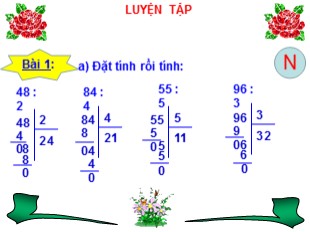 Bài giảng Toán Lớp 3 - Tuần 6: Luyện tập trang 28