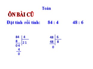 Bài giảng Toán Lớp 3 - Tuần 6: Luyện tập trang 30