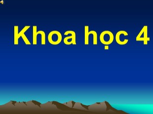 Bài giảng Khoa học Lớp 4 - Tiết 3: Trao đổi chất ở người