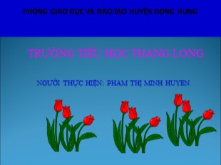 Bài giảng Thủ công Lớp 2 - Tiết 9: Đề phòng bệnh giun - Phạm Thi Minh Huyền