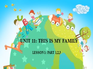 Bài giảng Tiếng Anh Lớp 3 - Unit 11: This is my family - Lesson 1: Part 1,2,3