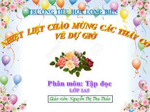 Bài giảng Tiếng Việt Lớp 2 - Bài: Tập đọc Bạn của Nai Nhỏ - Nguyễn Thị Thu Thảo