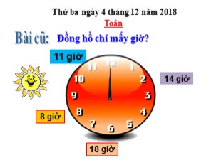 Bài giảng Toán Lớp 2 - Bài: Ngày, tháng - Năm học 2018-2019