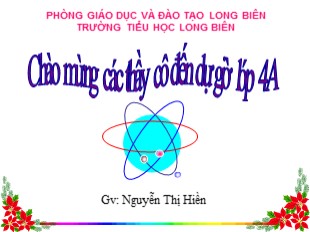 Bài giảng Toán Lớp 4 - Bài: Bảng đơn vị đo khối lượng - Nguyễn Thị Hiền