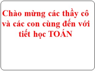 Bài giảng Toán Lớp 5 - Bài: Bảng đơn vị đo thời gian