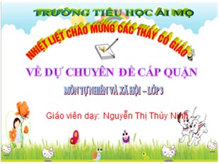 Bài giảng Tự nhiên và xã hội Lớp 3 - Bài: Cây - Nguyễn Thị Thùy Ninh