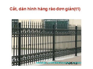 Bài giảng Thủ công 1 - Bài: Cắt, dán hình hàng rào đơn giản (Tiết 1)