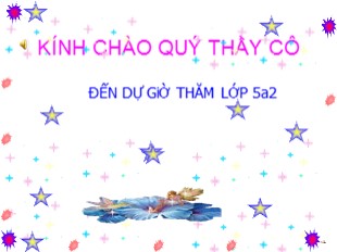 Bài giảng Tiếng Việt 5 - Bài: Từ nhiều nghĩa