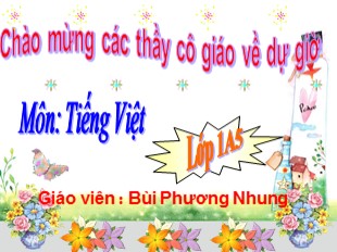 Bài giảng Tiếng Việt Lớp 1 - Bài 12: i, a