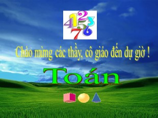 Bài giảng Toán 3 - Bài: So sánh các số trong phạm vi 100000