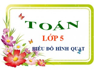 Bài giảng Toán Khối 5 - Bài: Giới thiệu biểu đồ hình quạt - Năm học 2019-2020