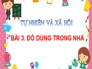 Bài giảng Tự nhiên và xã hội Lớp 1 - Bài 3: Đồ dùng trong nhà