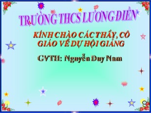 Bài giảng Lịch sử 6 - Bài 7 : Văn hoá cổ đại - Nguyễn Duy Nam