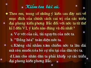 Bài giảng Lịch sử 6 - Tiết 26, Bài 21: Khởi nghĩa Lý Bí. Nước Vạn Xuân (542 - 602) - Hà Hoàng Nam