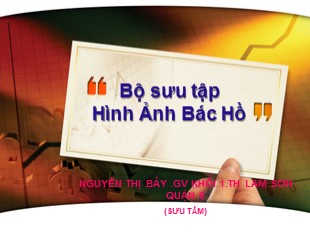 Đề tài Bộ sưu tập Hình Ảnh Bác Hồ