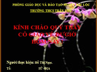 Bài giảng Địa lí 6 Bài 24: Biển và đại dương - Đỗ Thị Ngọc