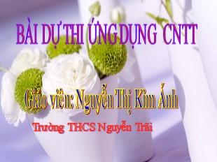 Bài giảng Lịch sử 6 - Tiết 8, Bài 8: Thời nguyên thủy trên đất nước ta - Nguyễn Thị Kim Ánh