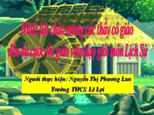 Bài giảng Lịch sử Lớp 6 - Tiết 15, Bài 14: Nước Âu Lạc - Nguyễn Thị Phương Lan