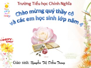 Bài giảng Tiếng Việt 5 Tập đọc: Phân xử tài tình - Nguyễn Thị Diễm Trang
