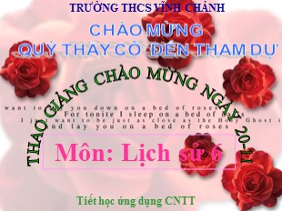 Bài giảng Lịch Sử 6 - Bài 12: Nhà nước Văn Lang - THCS Vĩnh Chánh