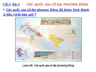 Bài giảng Lịch sử 6 - Tiết 4, Bài 4: Các quốc gia cổ đại phương Đông - Kim Anh Hoàng