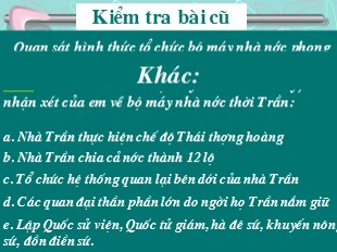 Bài giảng Lịch Sử 7 - Bài 13 : Nước Đại Việt ở thế kỉ XIII - Nhung Nhân
