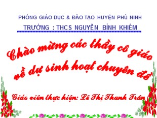 Bài giảng Lịch Sử Lớp 6 - Bài 24 : Nước Cham-Pa từ thế kỉ II đến thế kỉ X - THCS Võ Thị Sáu